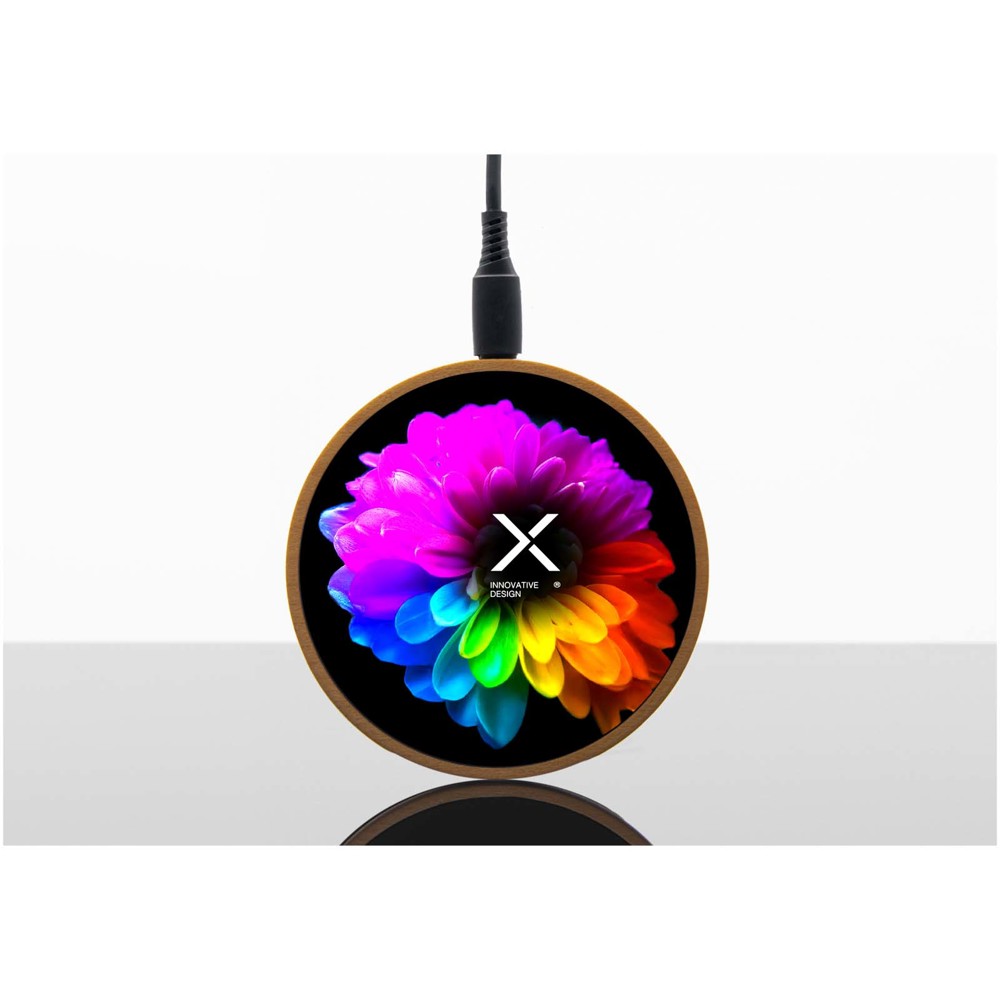 SCX.design W13 10W wooden wireless charging station