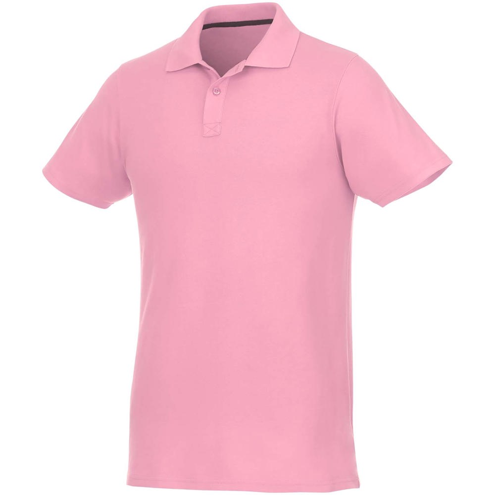 Helios 180 g/m2 short sleeve men's polo - Light pink