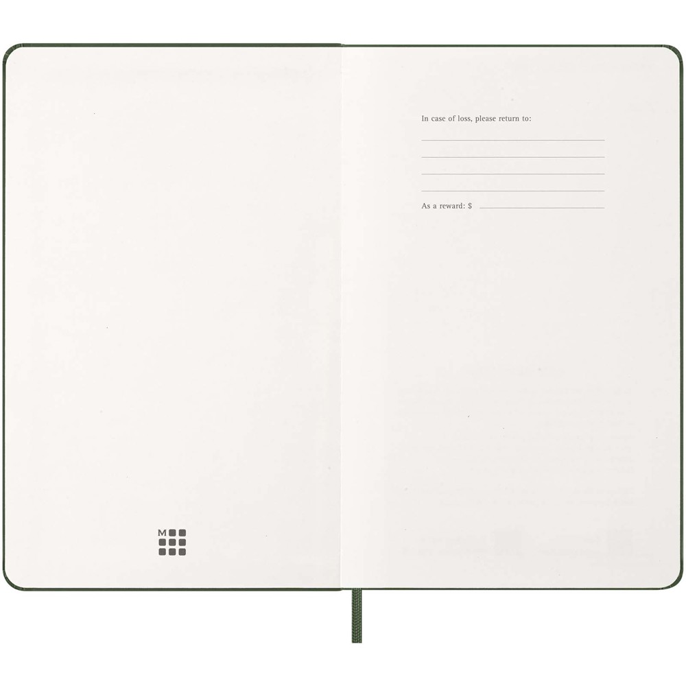 Moleskine hard cover 12 month L daily planner