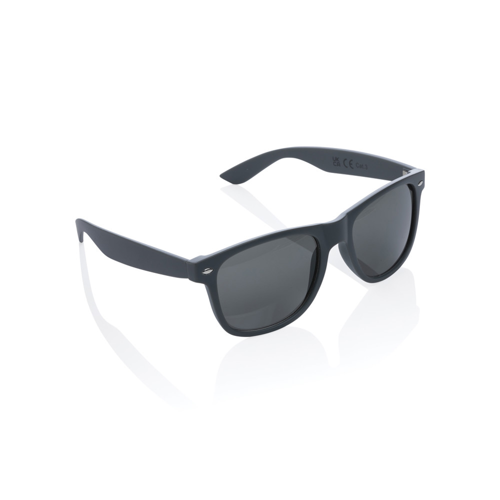 GRS recycled PC plastic sunglasses - grey (± PMS Cool Grey 11C)
