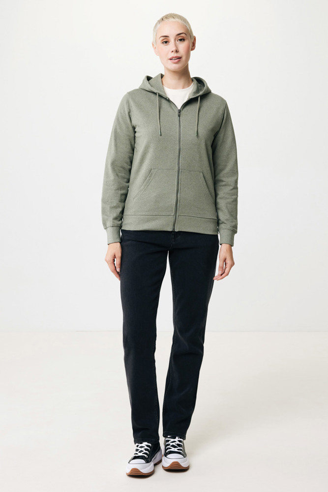 IQONIQ Abisko recycled cotton zip through hoodie