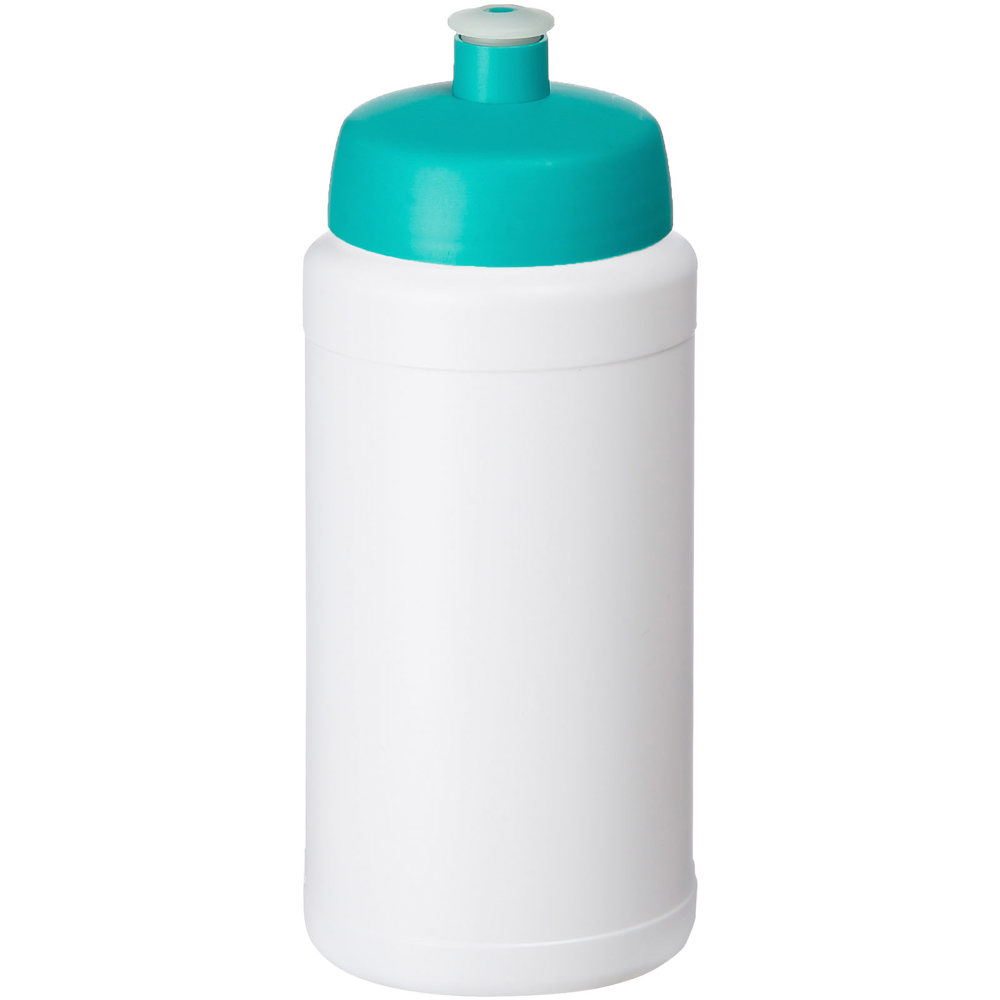 Baseline® Plus 500 ml bottle with sports lid - White, Aqua