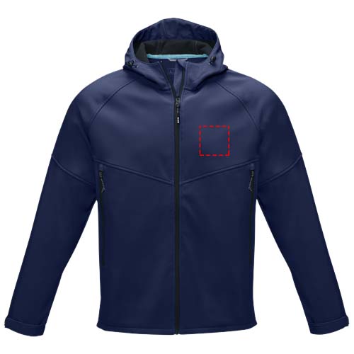 Coltan men’s GRS recycled softshell jacket
