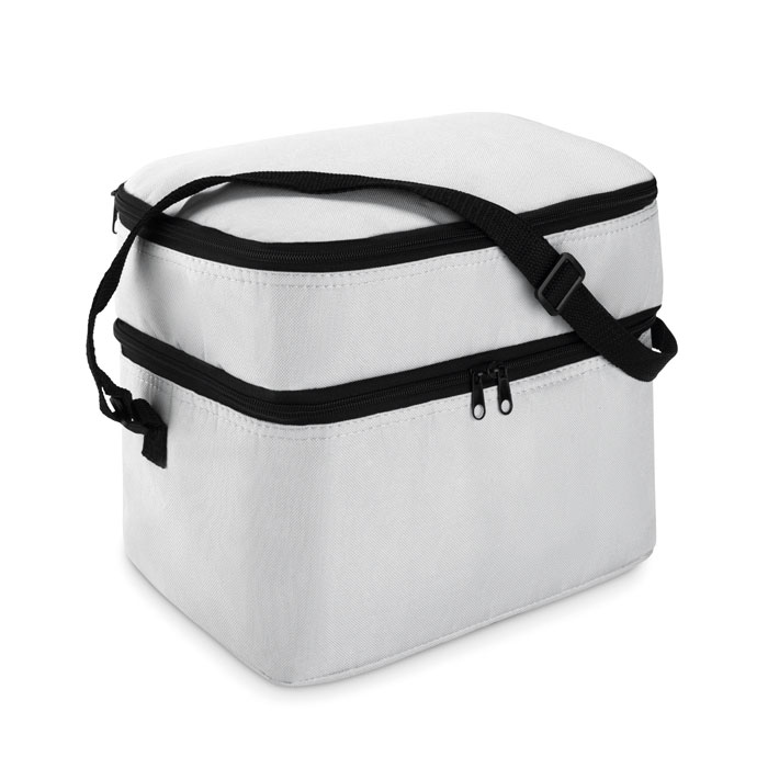 CASEY - Cooler bag with 2 compartments - white
