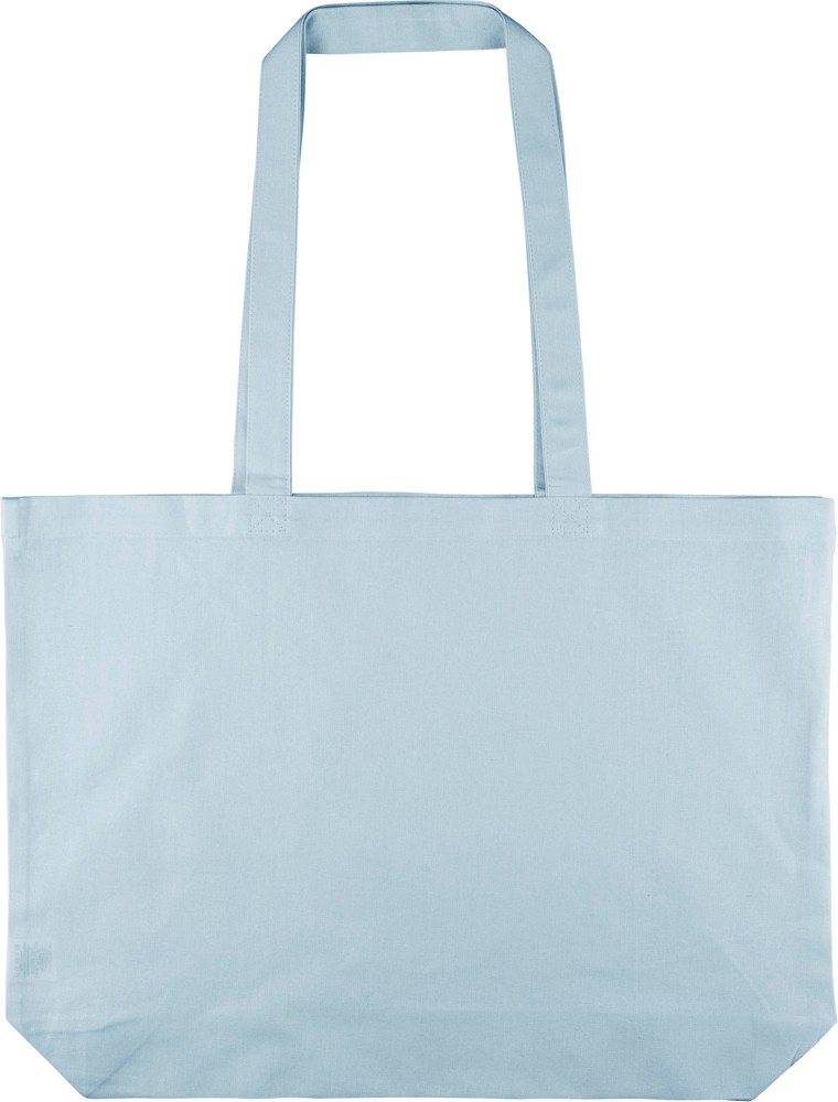 Cotton (140 gsm) shopping bag Tarin - pastel blue