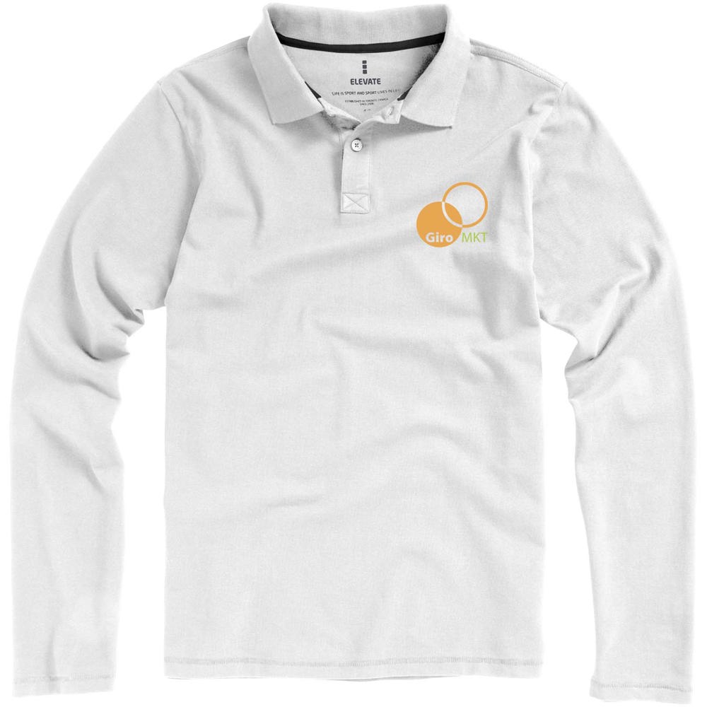 Calgary 180 g/m2 long sleeve men's polo