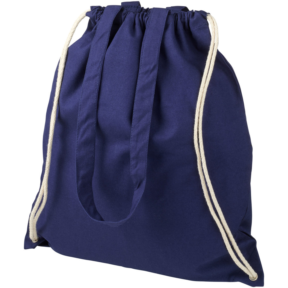 Eliza 240 g/m² cotton drawstring bag 6L