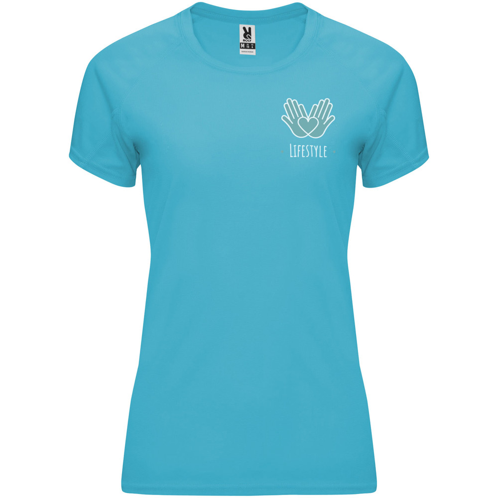 Bahrain 135 g/m2 short sleeve women's sports t-shirt