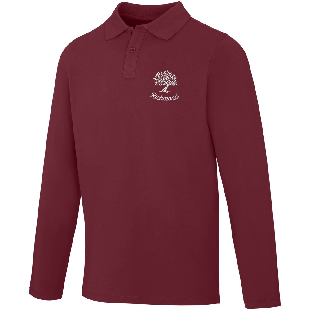 Calgary 180 g/m2 long sleeve men's polo