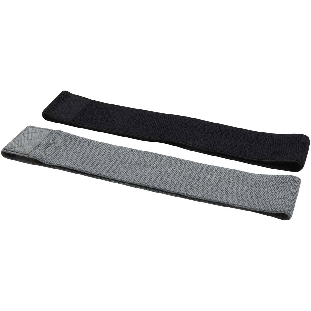 Grip 2-piece resistance band set - Black, Grey