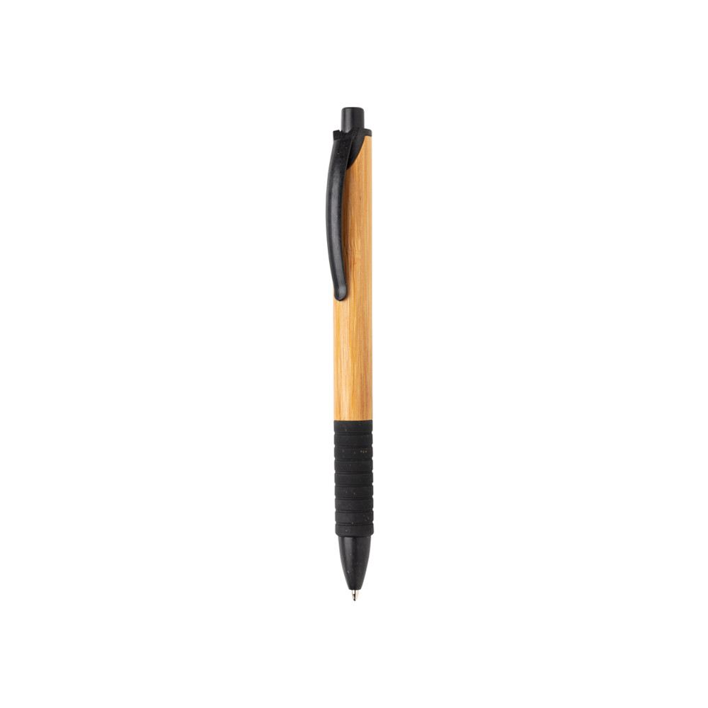 Bamboo & wheat straw pen - black (± PMS Black)