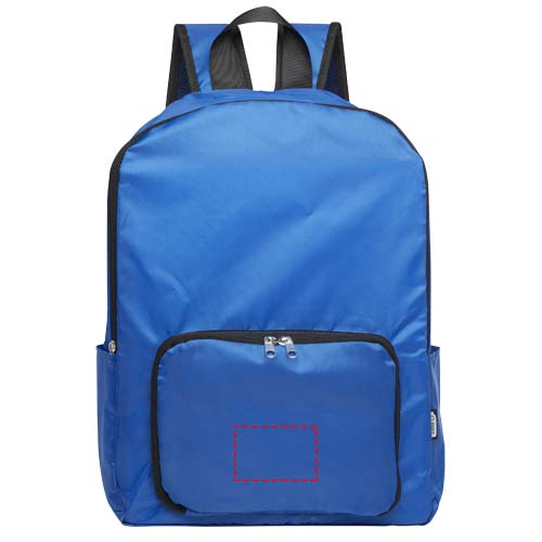 EcoFold RPET foldable backpack 15L
