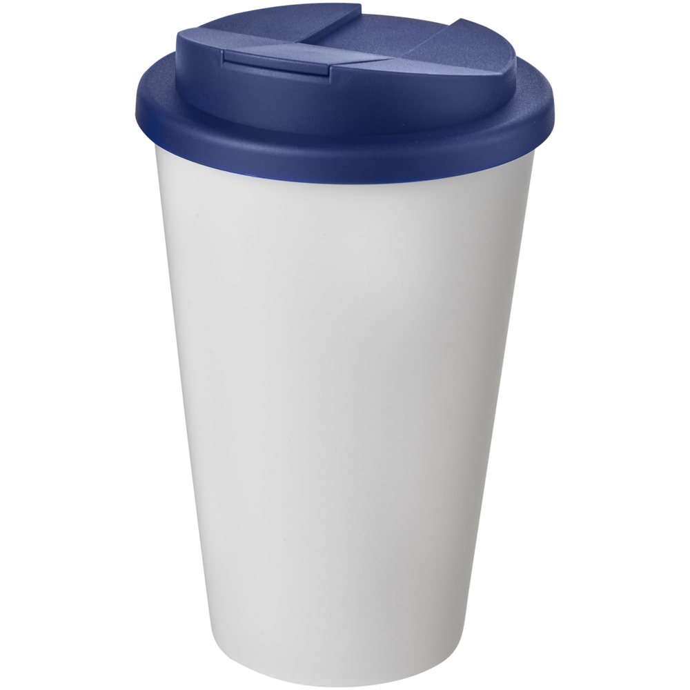 Americano® 350 ml tumbler with spill-proof lid - White, Blue