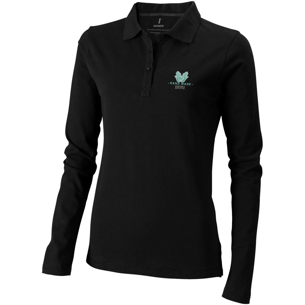 Calgary 180 g/m2 long sleeve women's polo