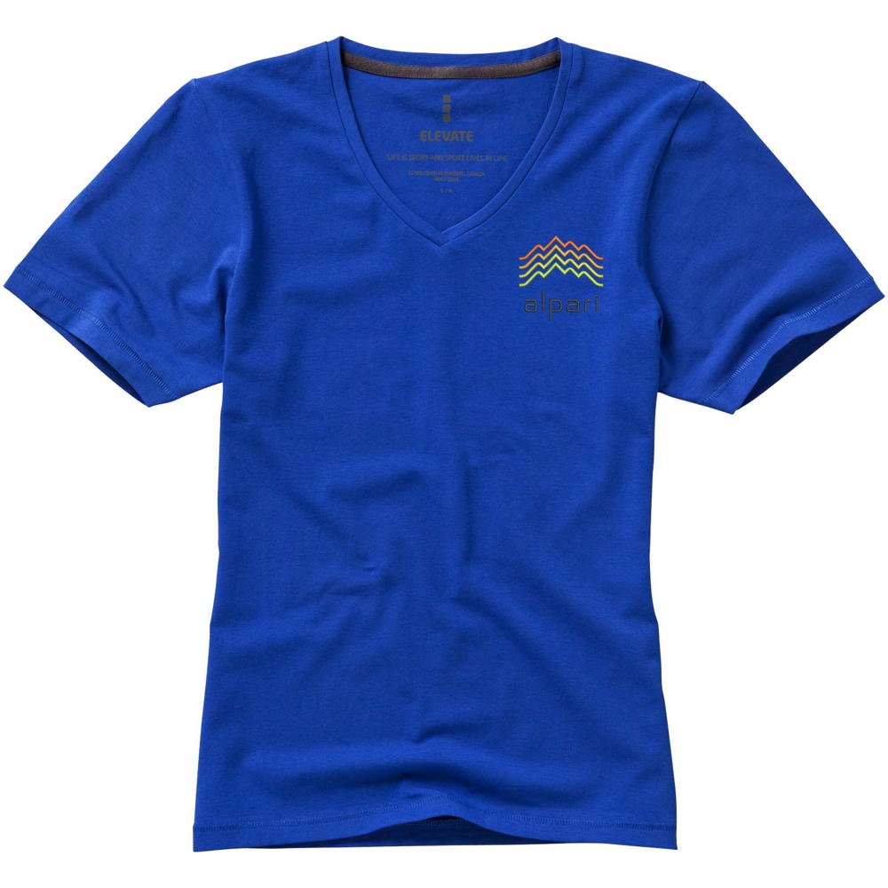 Kawartha short sleeve women's organic v-neck t-shirt