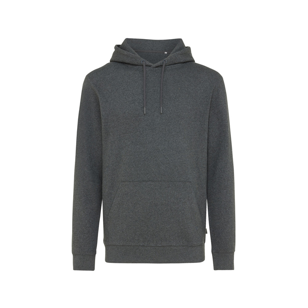 IQONIQ Torres recycled cotton hoodie undyed - heather anthracite (± PMS heather anthracite)
