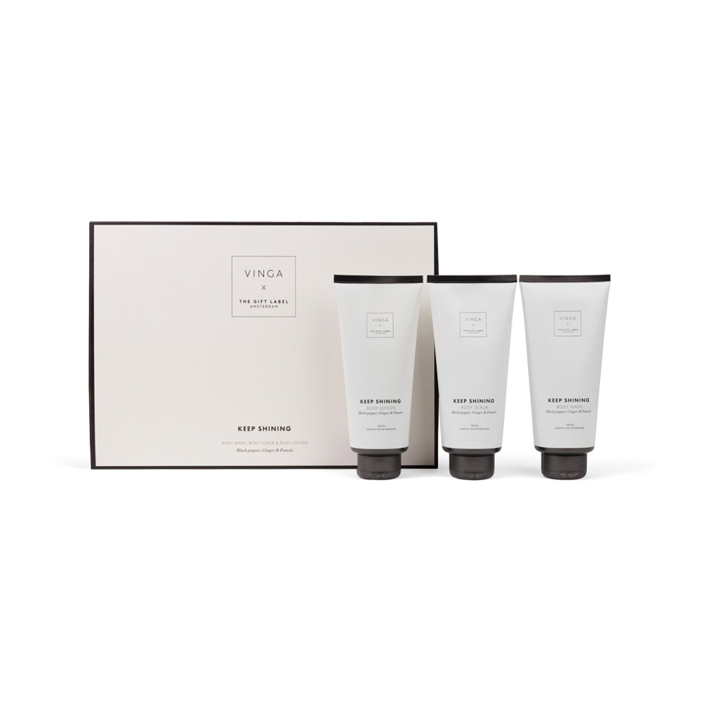 VINGA x TGL body care gift set