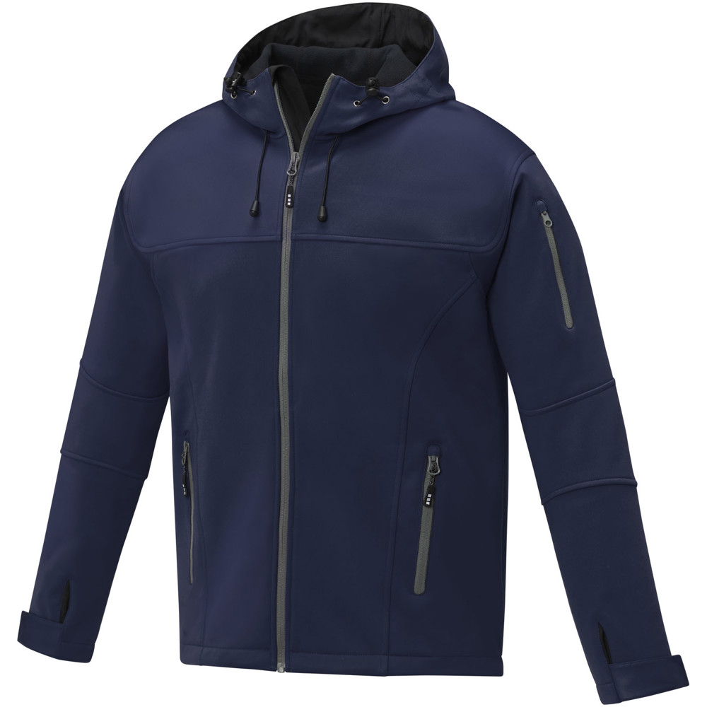 Match men's softshell jacket - Navy