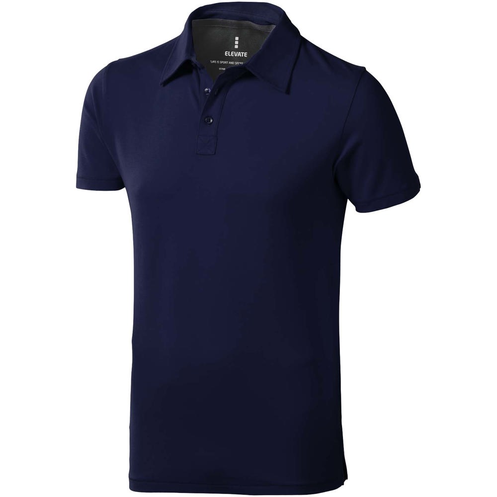 Markham 200 g/m2 short sleeve men's stretch polo - Navy