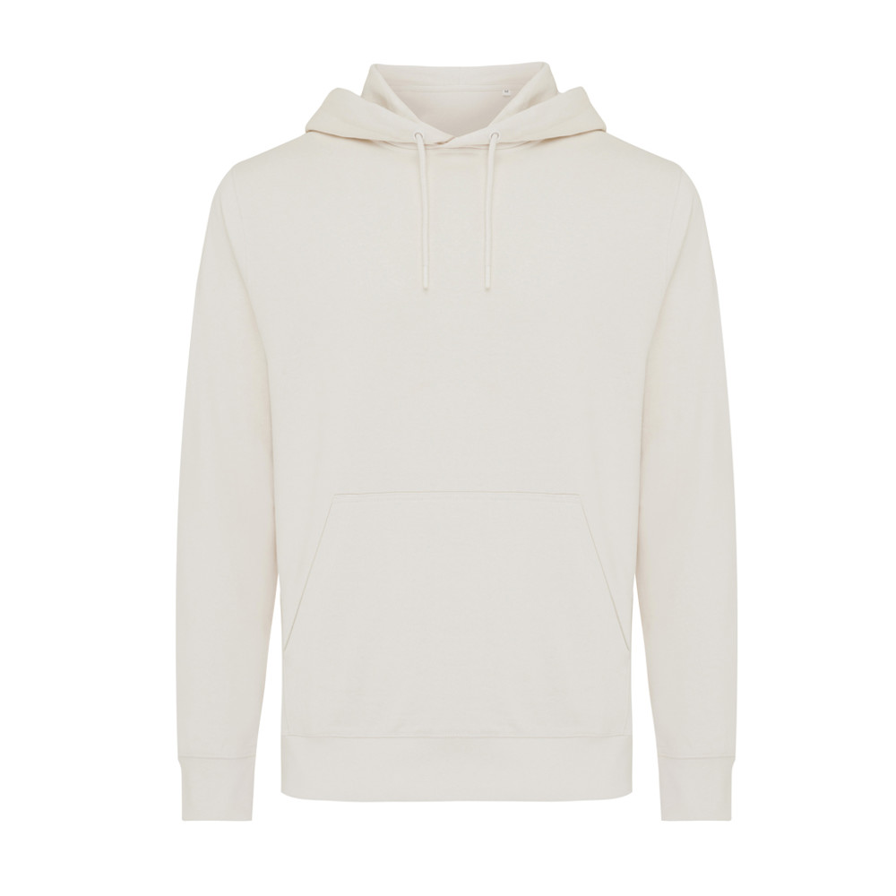 IQONIQ Rila lightweight recycled cotton hoodie - ivory white (± PMS 12-2103 TCX)