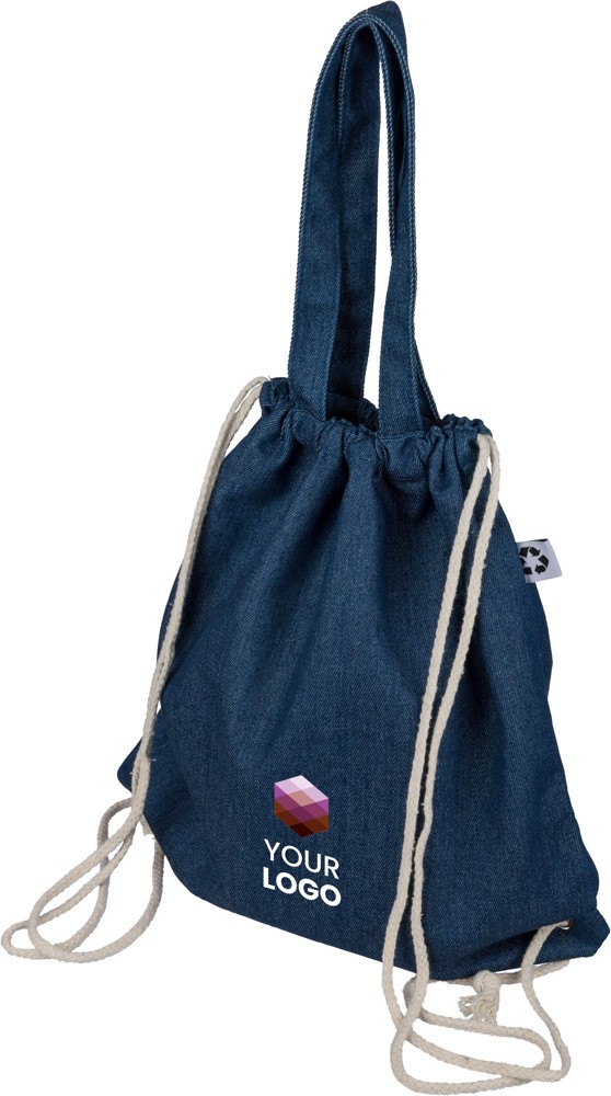 Drawstring bag Dex | Denim | 6.6 l