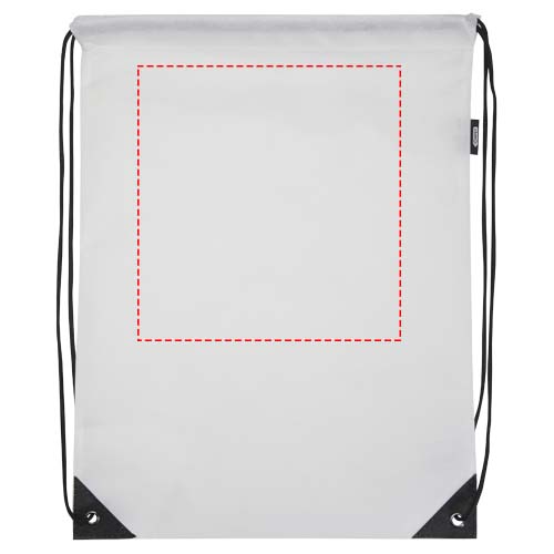 Evergreen GRS recycled non-woven drawstring bag 5L