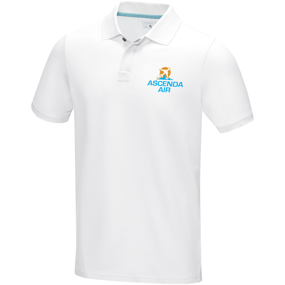 Graphite short sleeve men’s organic polo