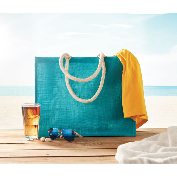 AURA - Jute bag with cotton handle