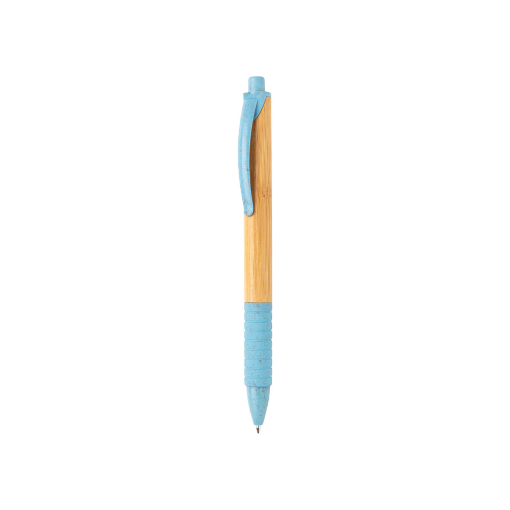 Bamboo & wheat straw pen - blue (± PMS 542)