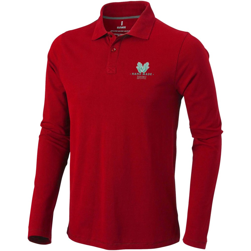Calgary 180 g/m2 long sleeve men's polo