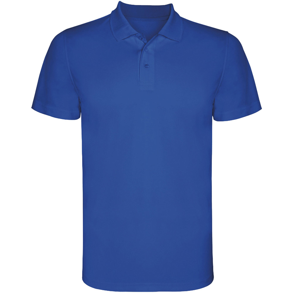 Monzha 150 g/m² short sleeve men's sports polo - Royal blue