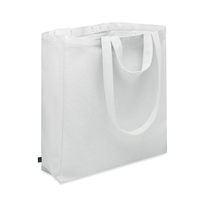 GAVE COLOUR - Recycled cotton shopping bag - white