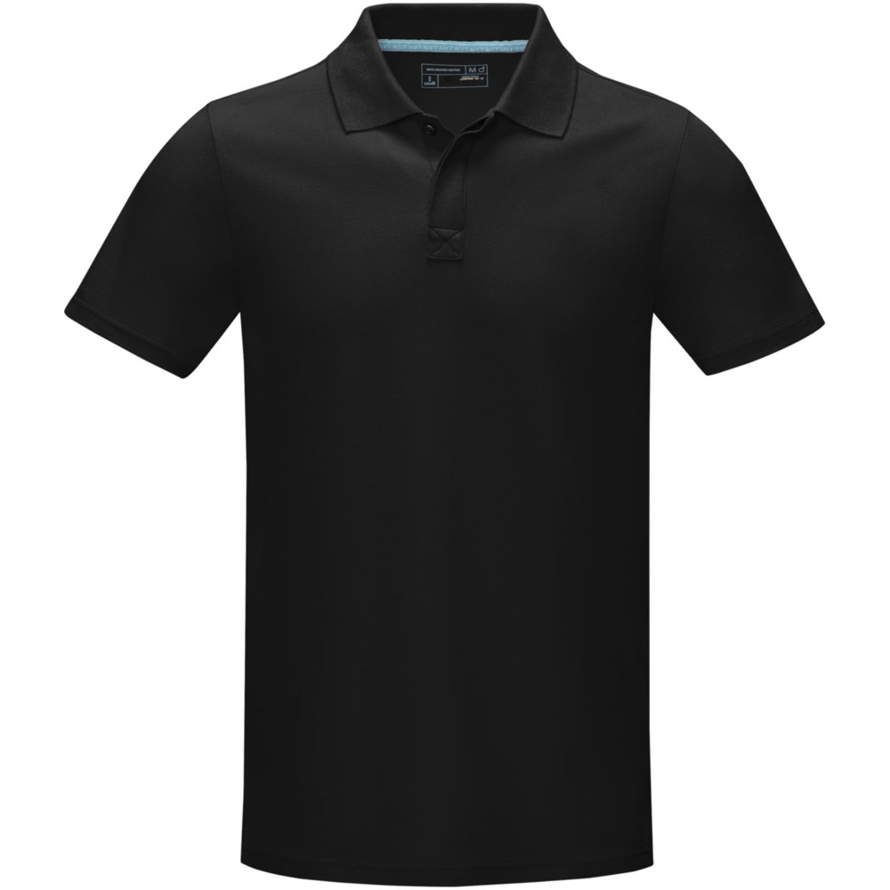 Graphite short sleeve men’s organic polo