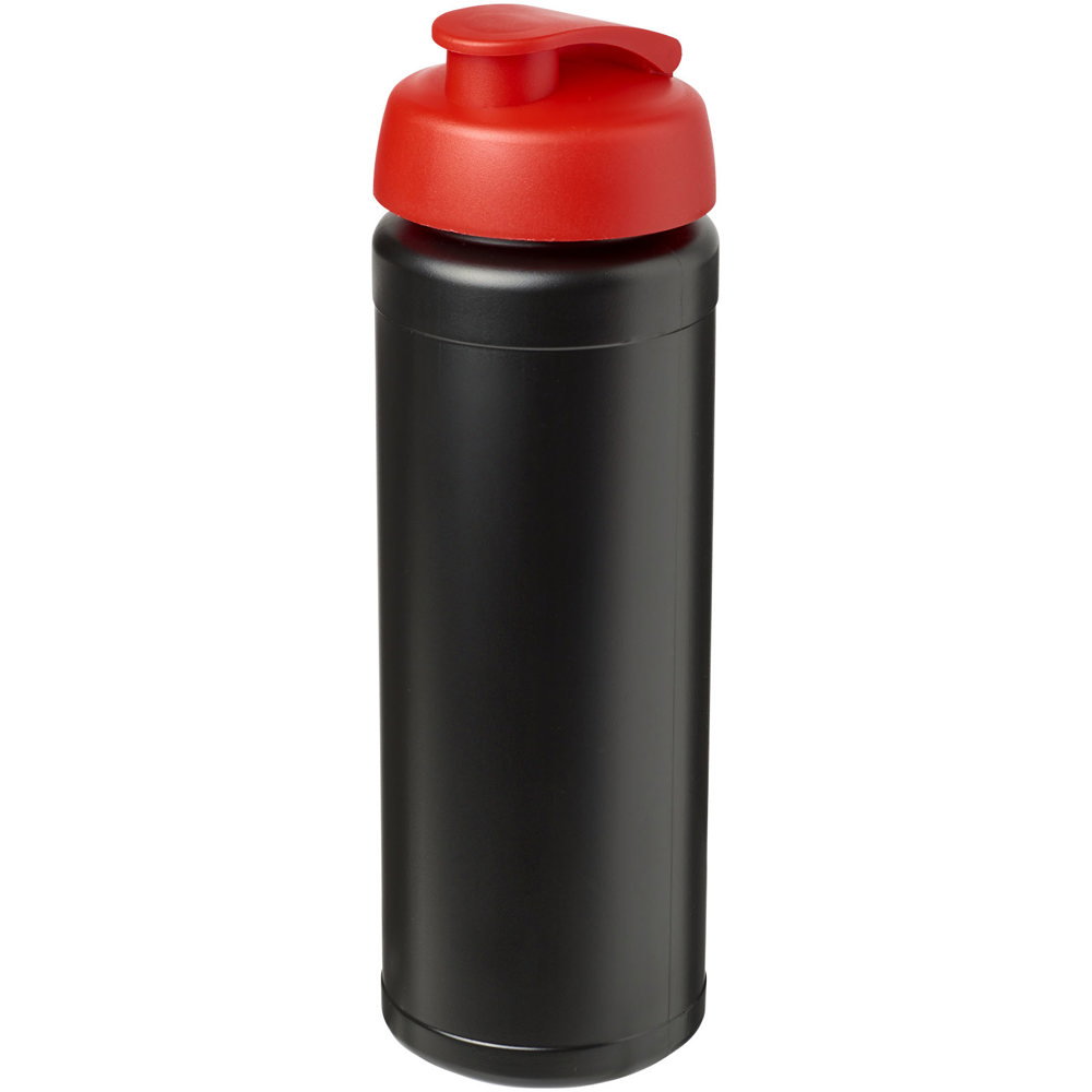 Baseline® Plus grip 750 ml flip lid sport bottle - Black, Red
