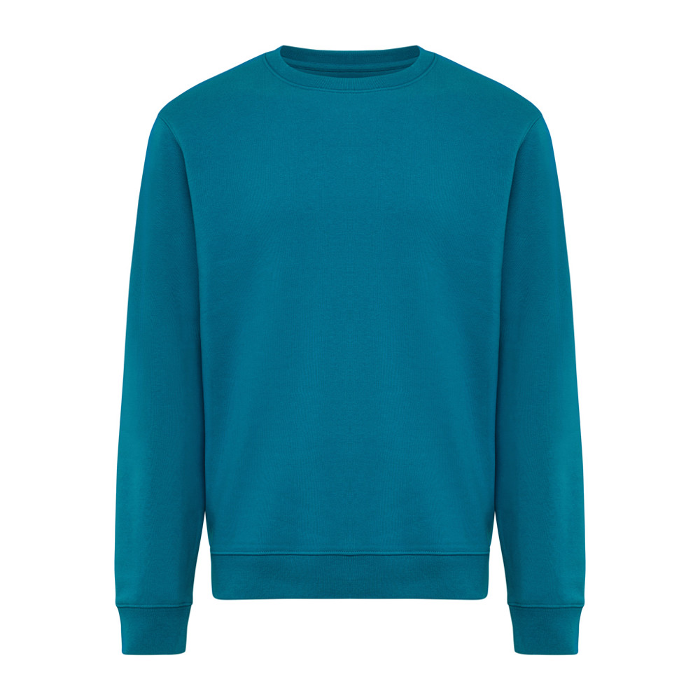 IQONIQ Torla recycled cotton crew neck - dark teal (± PMS 19-4535 TCX)