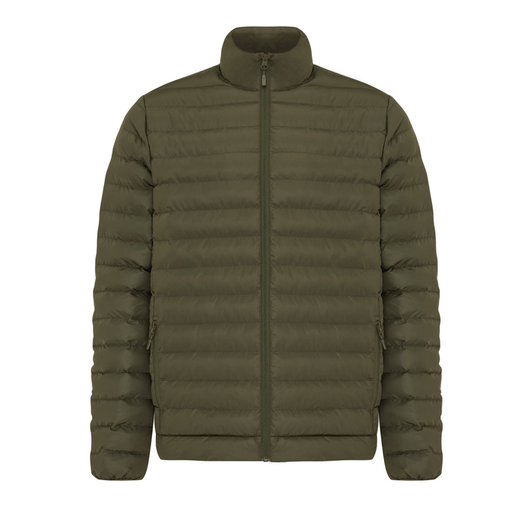 IQONIQ Maiko men recycled polyester padded jacket - khaki (± PMS 18-0523 TCX)