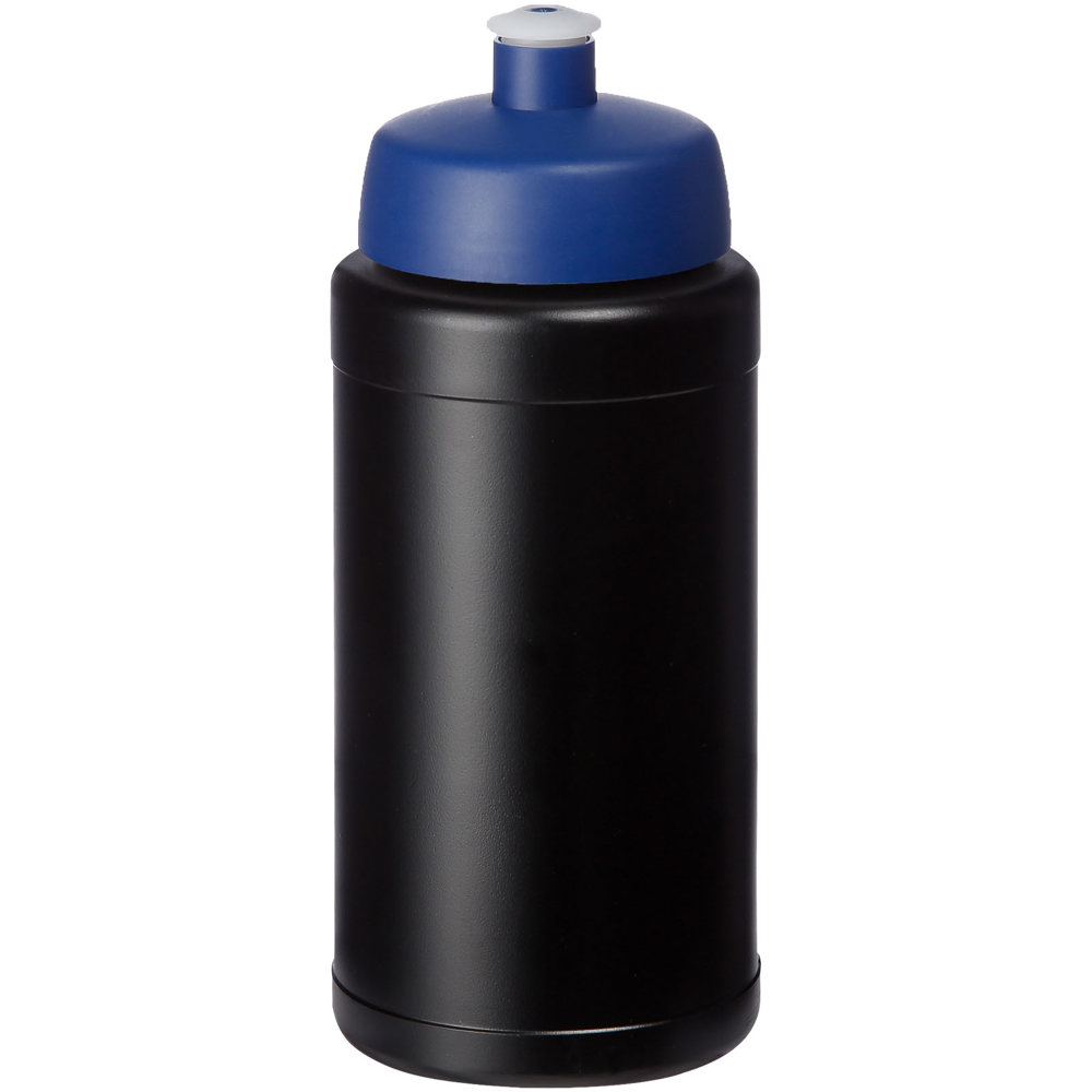 Baseline® Plus 500 ml bottle with sports lid - Black, Blue