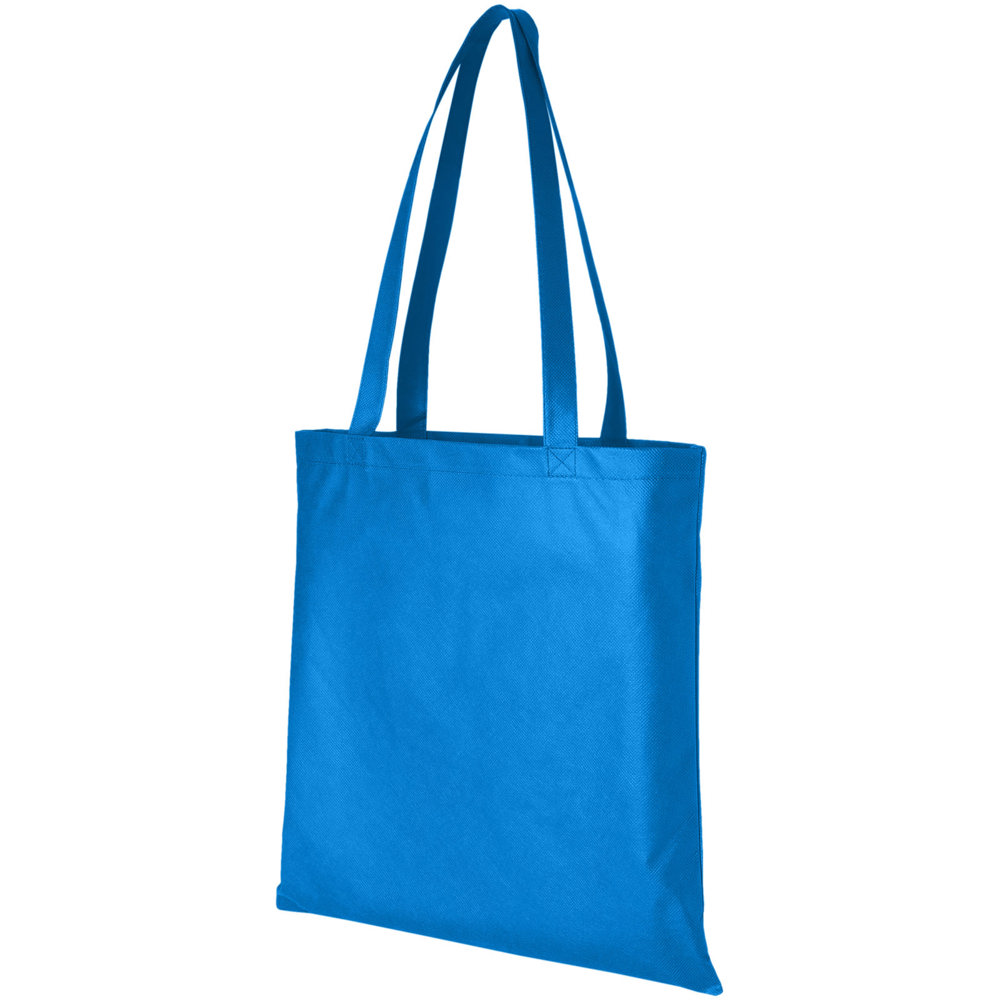 Zeus large non-woven convention tote bag 6L - Process blue