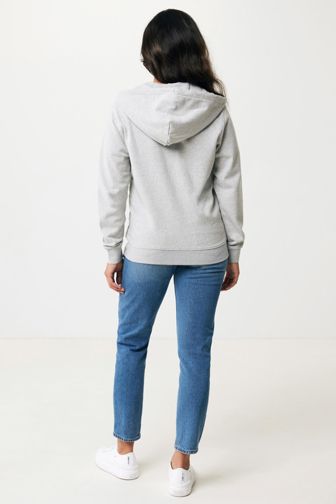 IQONIQ Abisko recycled cotton zip through hoodie