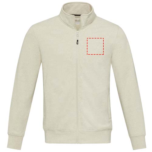 Galena 320 g/m2 unisex Aware™ recycled full zip sweater