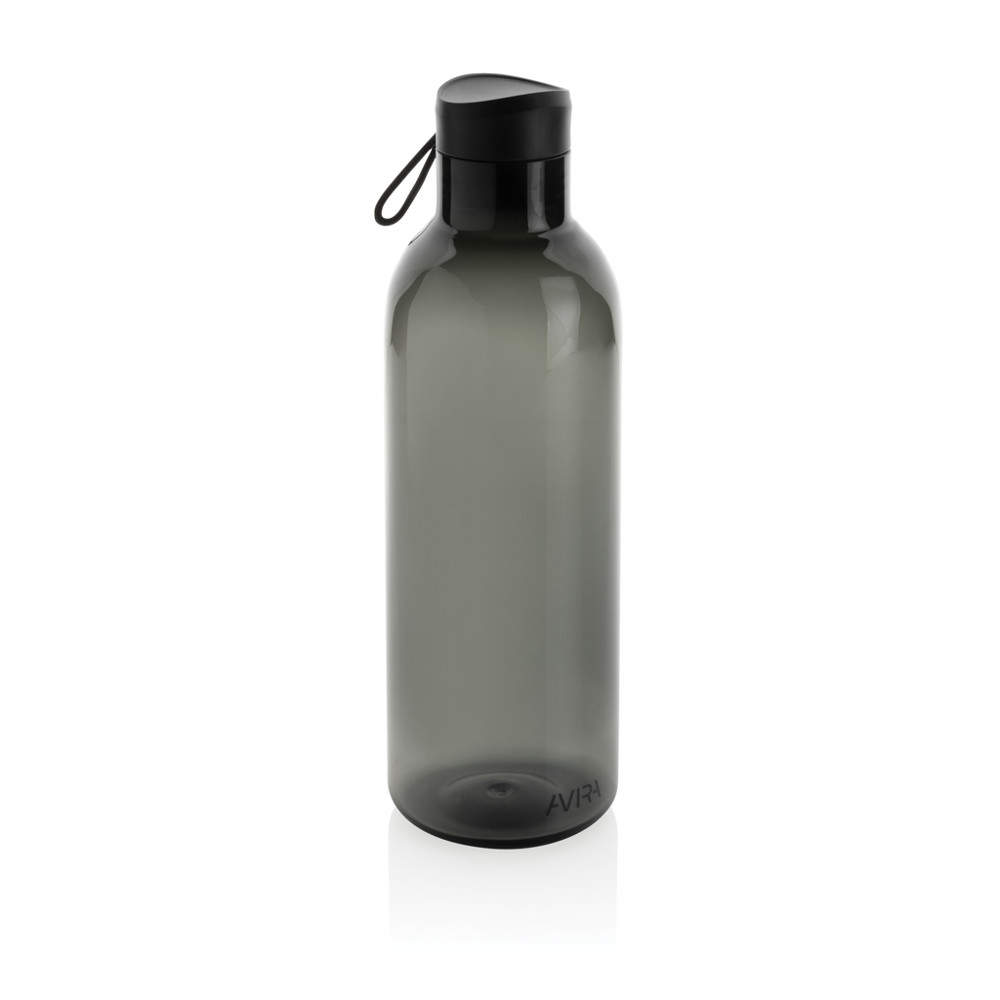 Avira Atik RCS Recycled PET bottle 1L - black (± PMS Black)