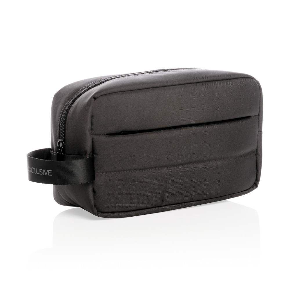 Impact AWARE™ RPET toiletry bag - black (± PMS Black)