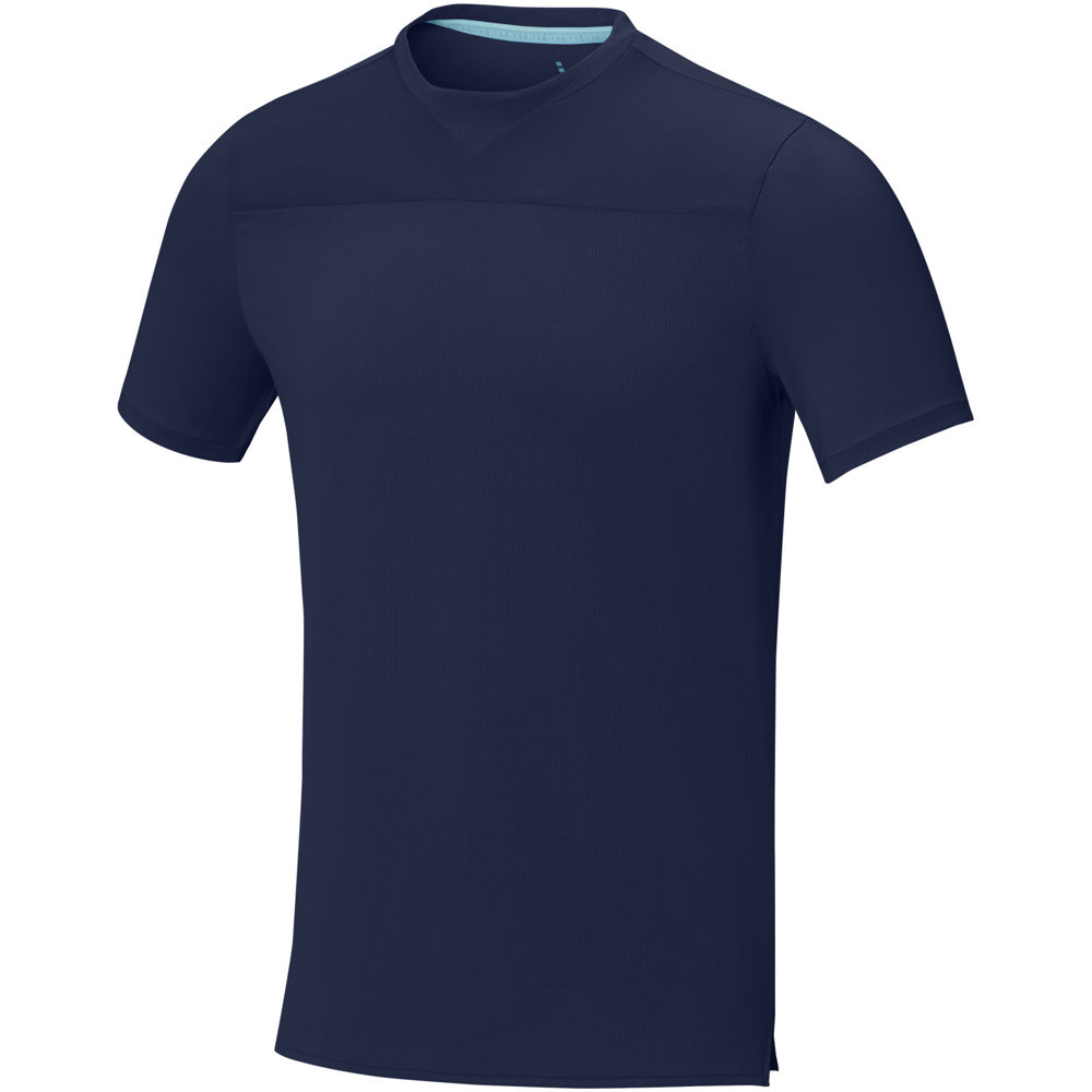 Borax 160 g/m2 short sleeve men's GRS recycled cool fit t-shirt - Navy