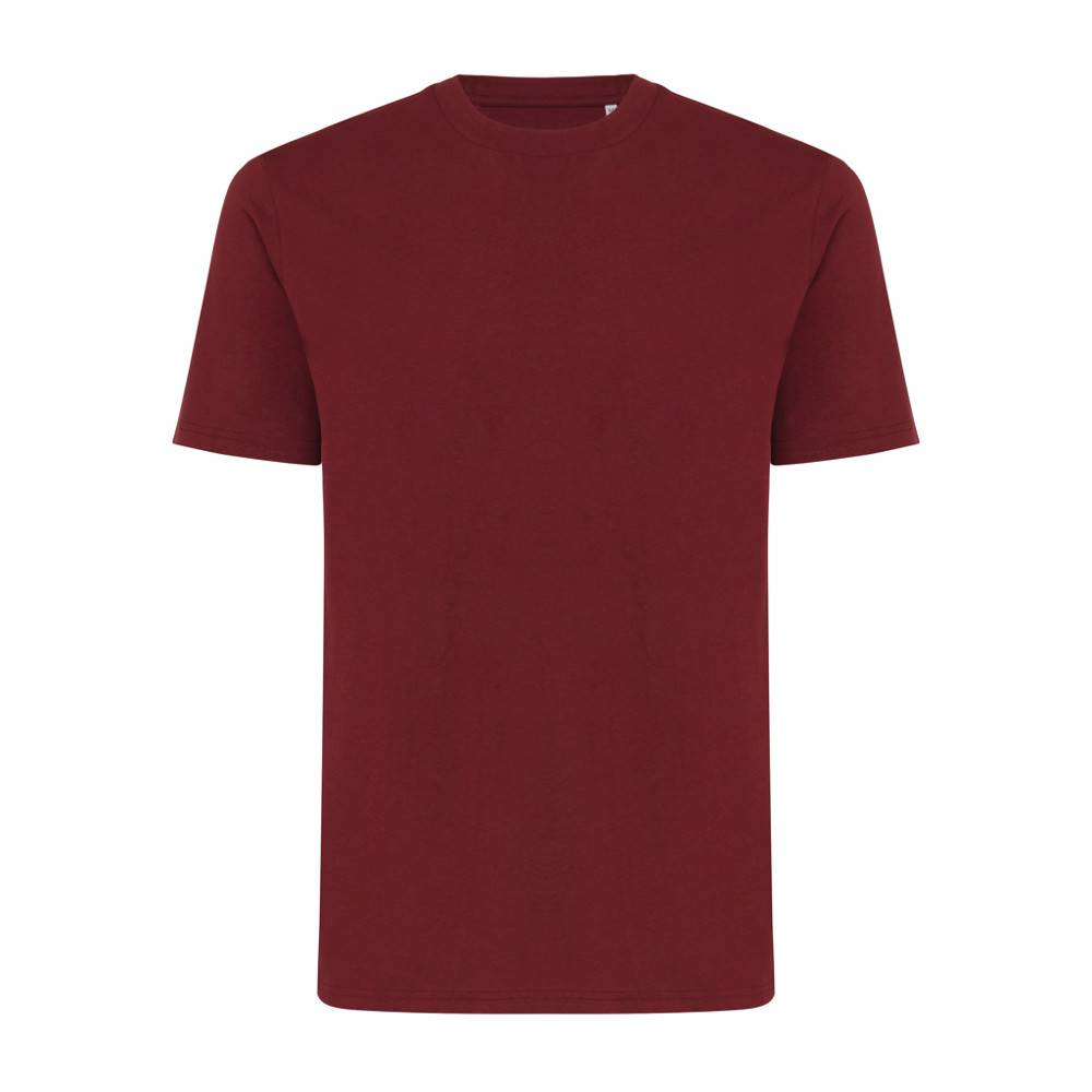 IQONIQ Sierra lightweight recycled cotton t-shirt - burgundy (± PMS 19-1724TCX)