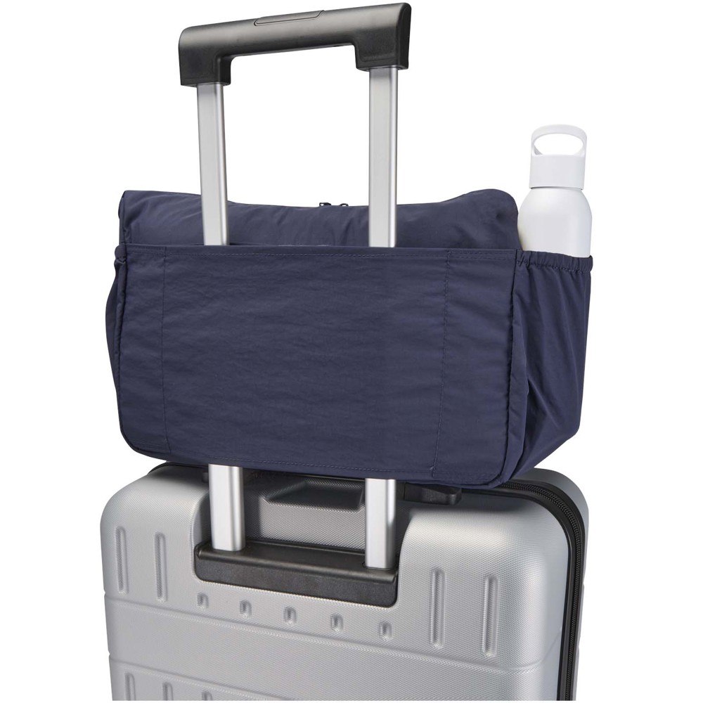 Calli 13" GRS recycled nylon laptop messenger bag
