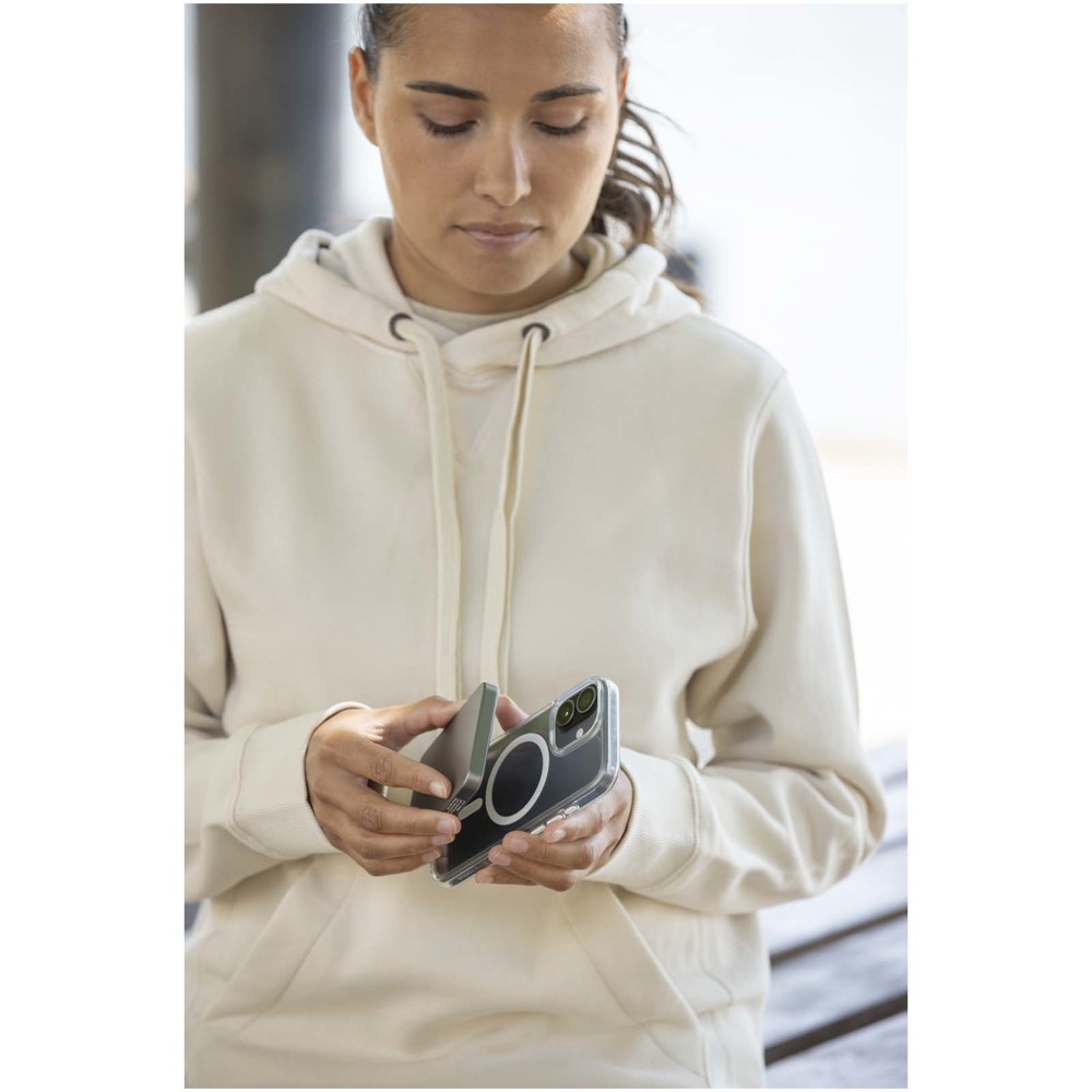Avis 5000 mAh RCS recycled aluminium magnetic power bank 