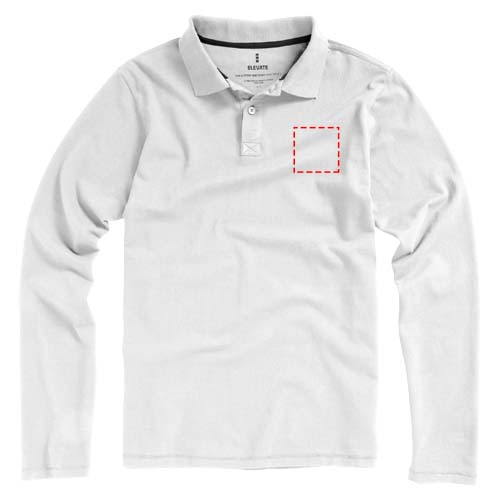Calgary 180 g/m2 long sleeve men's polo