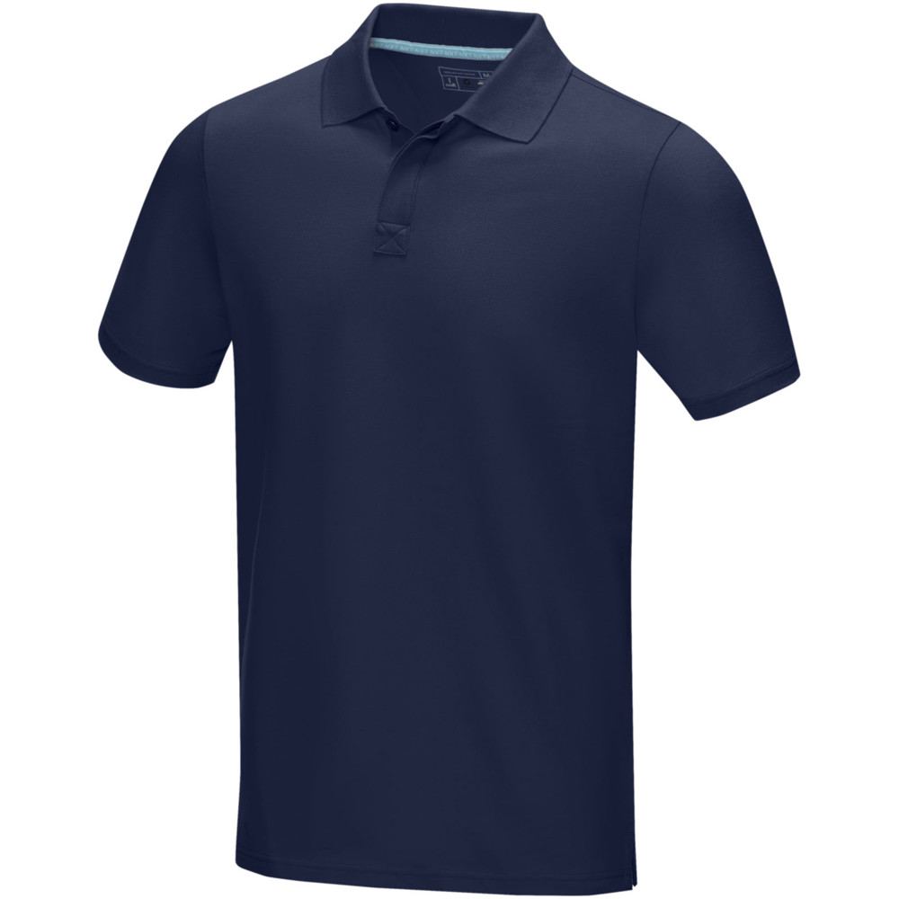 Graphite short sleeve men’s organic polo - Navy