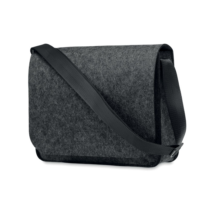 BAGLO - RPET felt laptop bag - Stone Grey