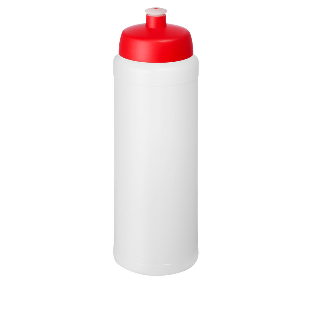 Baseline® Plus 750 ml bottle with sports lid - Transparent, Red